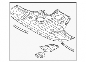 Engine protection Kia K5 21-24