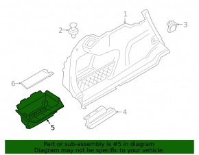 Trunk box left BMW 3 G20 19-