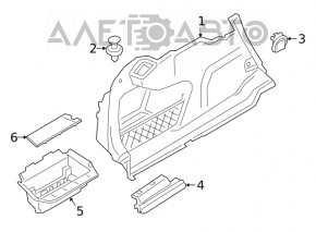 Trunk box left BMW 3 G20 19-