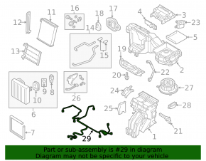 Wiring heater VW Jetta 19-24 for 3 actuators