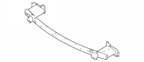 Mitsubishi Outlander 22-25 front bumper lower reinforcement