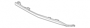 Acura MDX 17-20 rest rear bumper lip trim with chrome molding