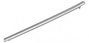 Door-glass molding, center rear right, Honda Civic XI FE/FL 22-26 matte