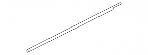 Door-glass molding, central front right, Nissan Kicks 18-25