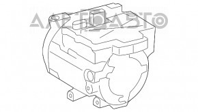Air Conditioning Compressor Toyota Highlander 14-19 2.7