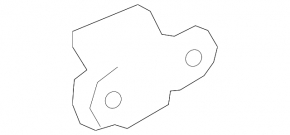 Trunk door hinge right Nissan Leaf 18-