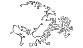 Kia Niro 23 underhood fuse box with housing