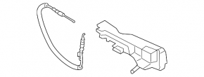 Front right door handle mechanism Porsche Macan 15- with cable