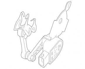 Front right body tilt sensor Mercedes C-class W206 300 22-25
