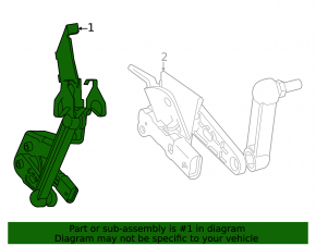 Front right body tilt sensor Mercedes C-class W206 300 22-25