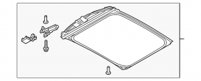 Ford C-max MK2 13-18 Panoramic Sunroof Curtain