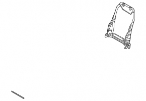 Mazda 6 18-21 driver's seat backrest tilt adjustment motor without frame