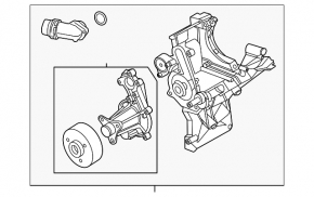 Water pump BMW 7 G11 G12 16-22 B58