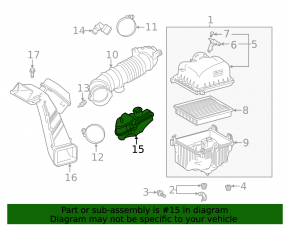 Resonator Toyota Highlander 20-22 3.5