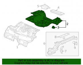 Trunk trough Chevrolet Impala 14-20