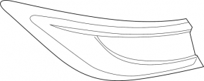 Outer wing light right Infiniti QX50 19-