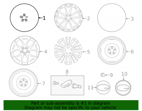 Wheel disk R17 Subaru Forester 14-18 SJ type 1 iron, curb