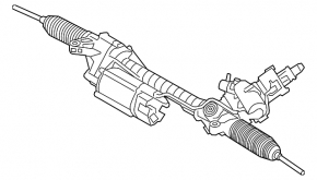 Power steering rack BMW 5 F10 11-16 RWD