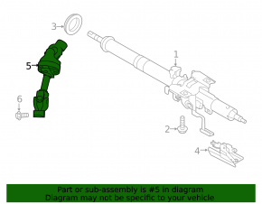 Subaru Legacy 15-19 Steering Cardan Joint
