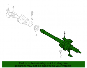 Steering column Subaru Forester 19-24 SK