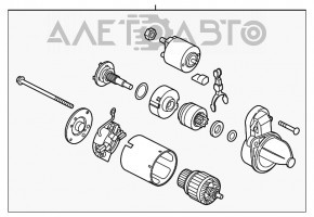 Starter Kia Forte 4d 14-16 under isg
