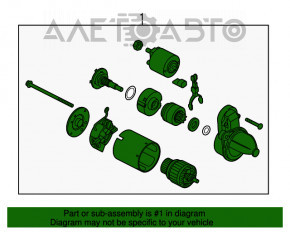 Starter Kia Forte 4d 14-16 under isg