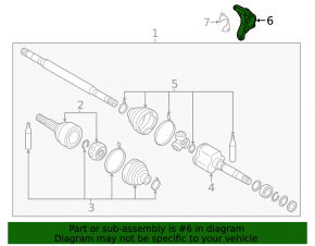Nissan Leaf 18- Hanger Bearing Bracket