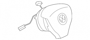 Airbag in steering wheel driver VW CC 08-17