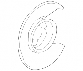 Brake Disc Cover Rear Left Honda CRZ 11-15