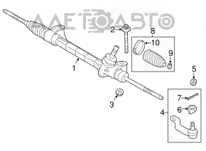 Toyota Rav4 13-18 2.5" steering rack for R18