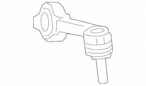 Upper control arm, front right, rear, Lexus LS 18-23 RWD