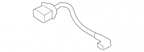 Brake pad wear sensor front left Audi A4 B8 08-16