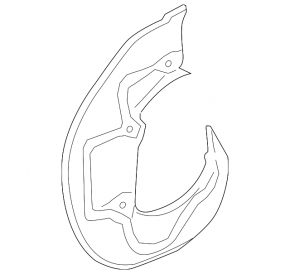 Brake Disc Cover Front Right Audi A6 C7 12-18 356mm