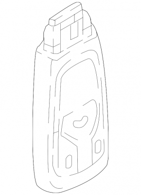 Smart key for Audi A5 F5 18-18 4-button, type 1