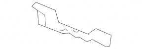 Front bumper mudguard left Toyota Camry v50 12-14 usa
