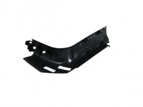 Door sill trim front left Jeep Cherokee KL 14 - black with chrome, scratches