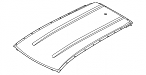 Metal roof Nissan Rogue 21-24 without sunroof