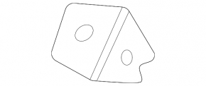 Trunk door lock bracket Porsche Macan 15-18
