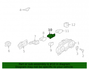 Hazard light button VW Touareg 11-16