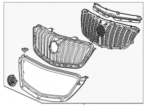 Buick Encore 13-16 grille