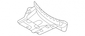 Rear left mudguard for the Audi e-tron GT 22-24