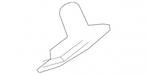 Mercedes GLC 16-22 Trunk Door Lock Hook