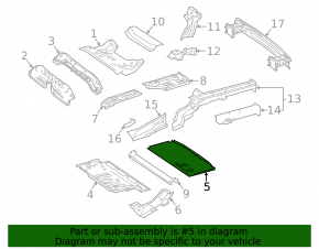 Mercedes H247 GLA 20-26 trunk trough