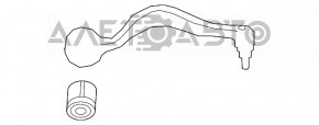 Lower front right control arm Mercedes GLC 16-22 front