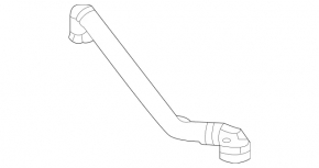 Cooling system hose for Mercedes GLC 300 16-22