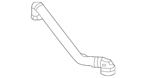 Cooling system hose for Mercedes GLC 300 16-22