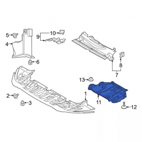 Engine protection Ford Transit Connect MK2 13-