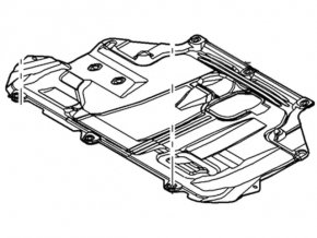 Engine protection Ford Transit Connect MK2 13-