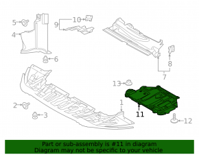 Engine protection Ford Transit Connect MK2 13-