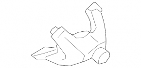 Left engine mount bracket for Porsche Cayenne 19-23 3.0T